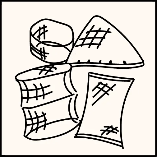 豊富な漁網の種類のイメージ